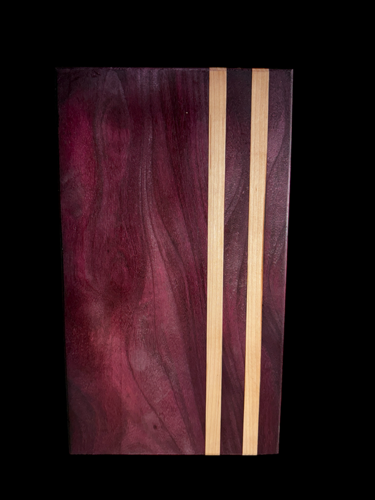Purpleheart Maple Charcuterie Board