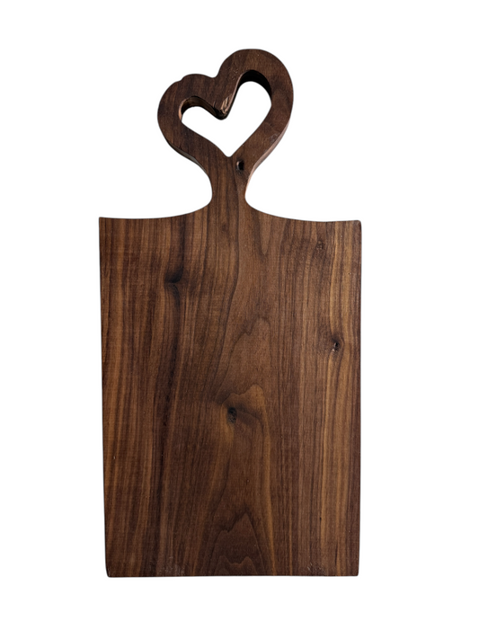 Walnut Heart Board