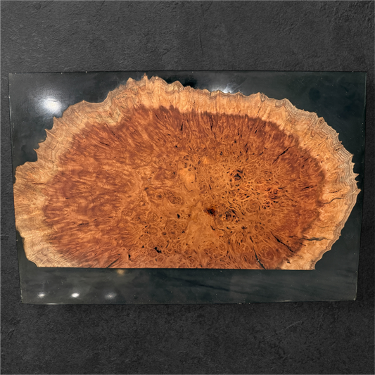 Red Coolibah With Black Epoxy